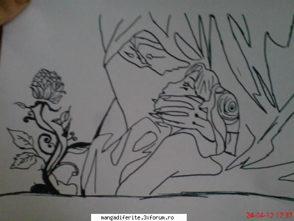Desene - Si eu Desenul e facut de mine si e din Princess - Fan art